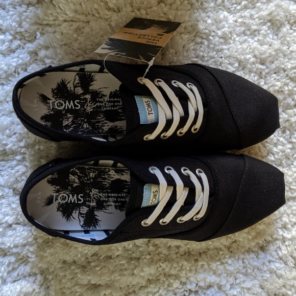 black canvas men's cordones venice collection
